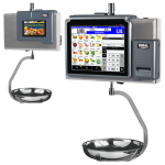 Touch Screen Scales D-955 Stainless Steel Hanging Labels (or Receipts)
