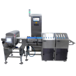 Combined weighing and metal detection equipment