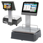 PC Scales CS-2155 Double Body 2" Labels (or Receipts) Linerless Autocutter